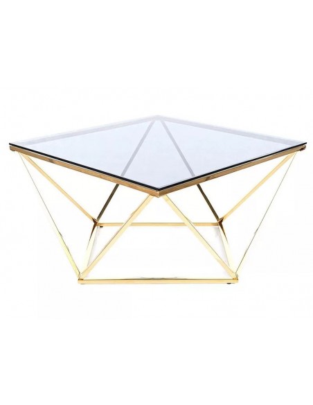 Ława kwadratowa Silver A Złota