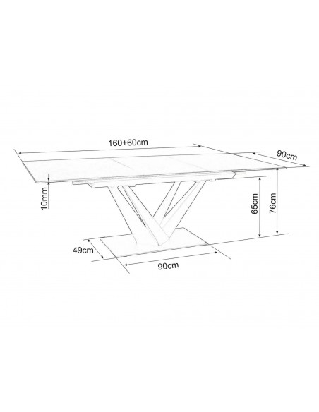 Stół rozkładany Sorento Ceramic