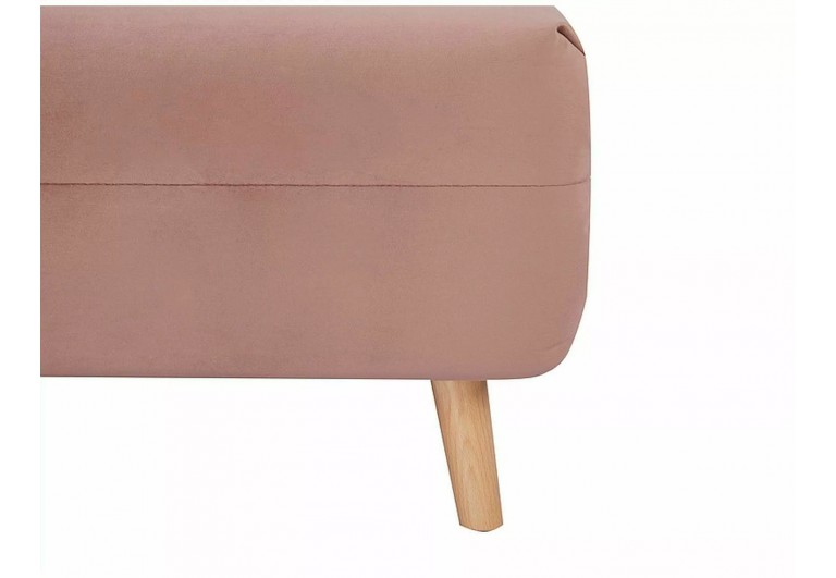 Fotel rozkładany Spike Velvet Różowy