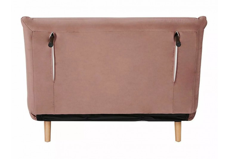 Fotel rozkładany Spike Velvet Różowy