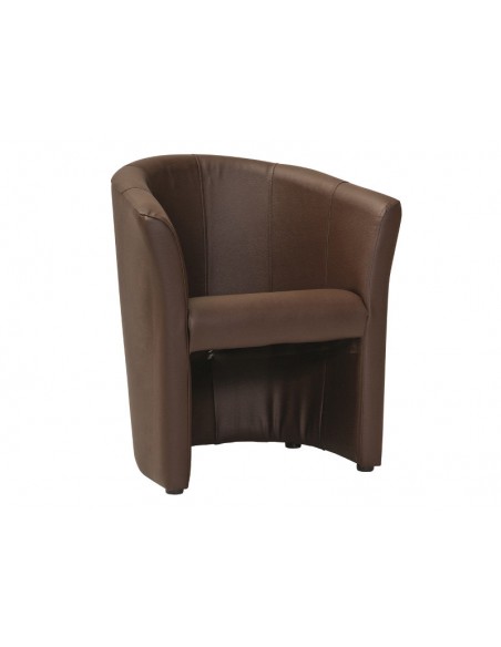 Fotel tapicerowany 1os TM-1 Ciemny Brąz