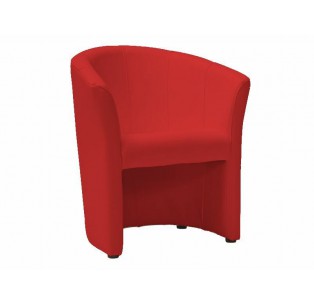 Fotel tapicerowany 1os TM-1 Czerwony