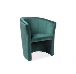 Fotel tapicerowany 1os TM-1 velvet Zielony