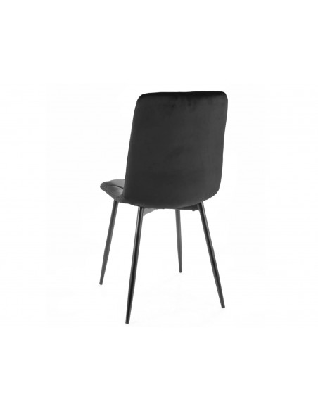 Krzesło Tom Velvet Czarne