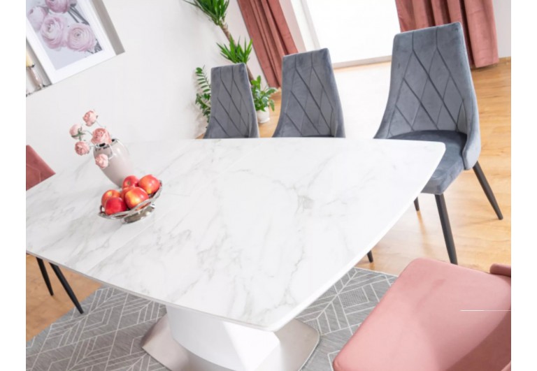 Krzesło Trix B Velvet Szare