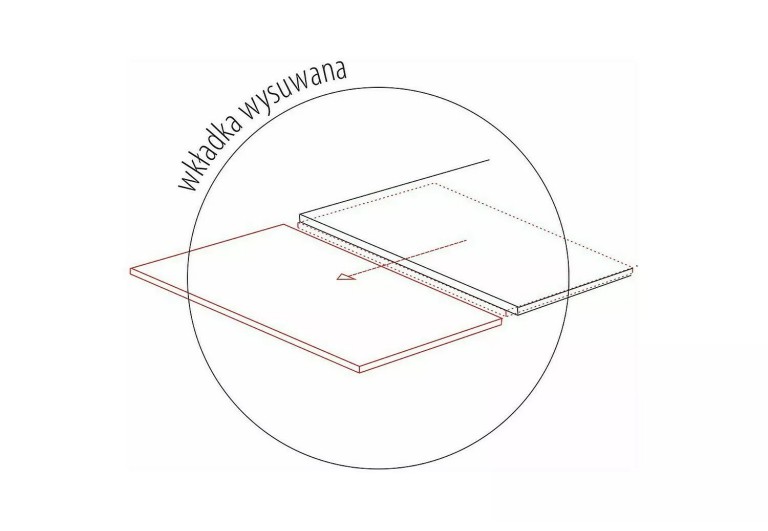 Stół rozkładany Westin Ceramic Legno