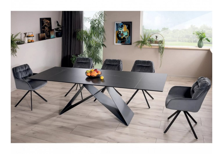 Stół rozkładany Westin Ceramic Sahara Noir