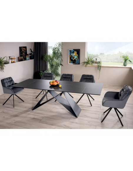 Stół rozkładany Westin Ceramic Sahara Noir