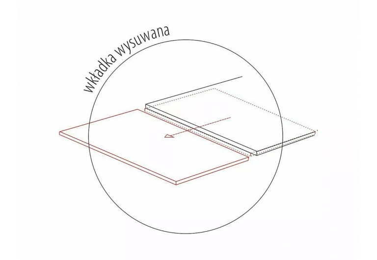 Stół rozkładany Westin Ceramic Sahara Noir