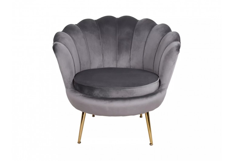 Fotel Camellia 1 Velvet Szary