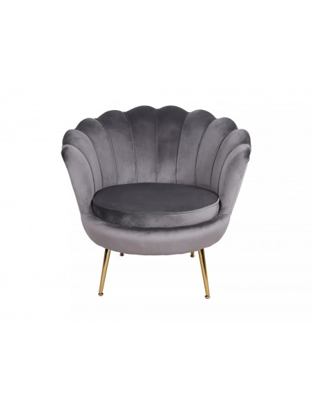 Fotel Camellia 1 Velvet Szary