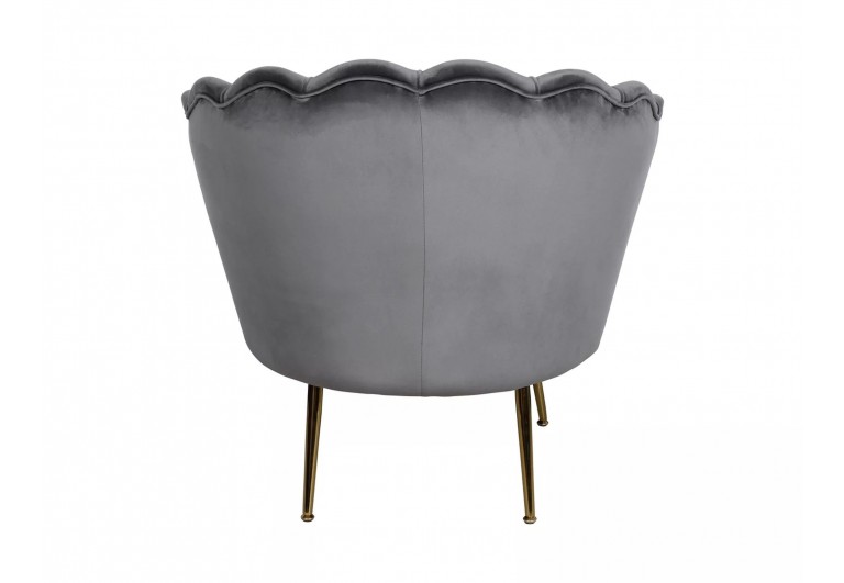 Fotel Camellia 1 Velvet Szary