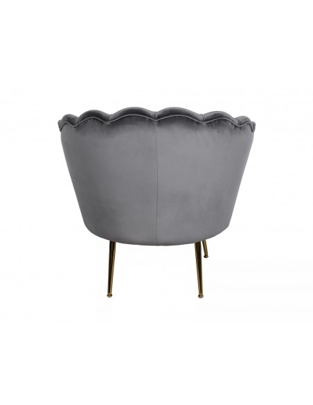 Fotel Camellia 1 Velvet Szary