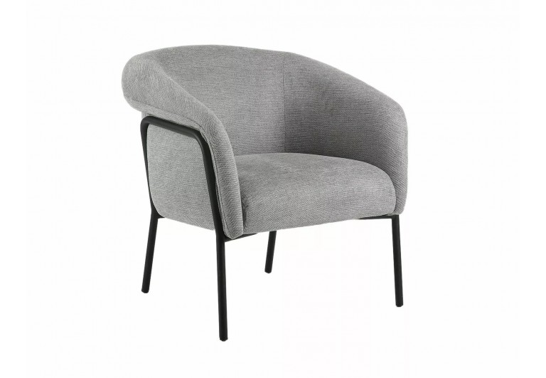 Fotel tapicerowany Clover Brego Szary