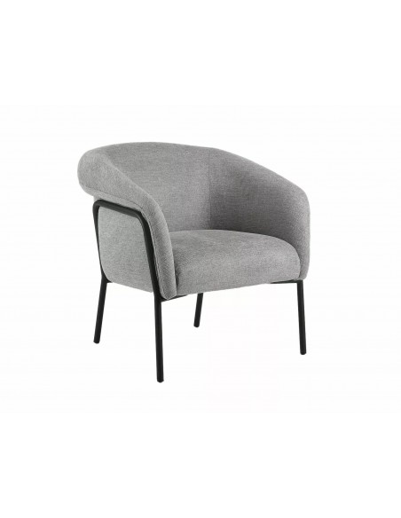 Fotel tapicerowany Clover Brego Szary