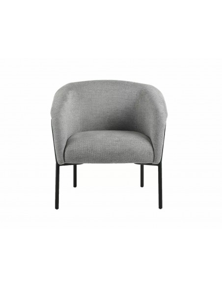 Fotel tapicerowany Clover Brego Szary