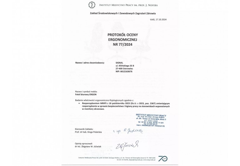 Fotel obrotowy Ergon Czarny