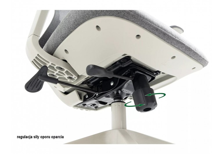 Fotel obrotowy Ergon Szary