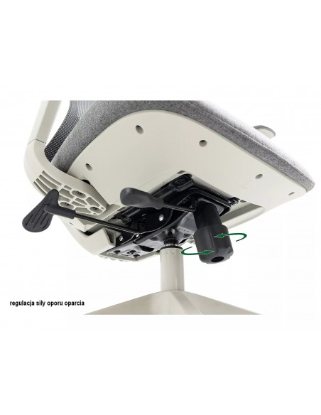 Fotel obrotowy Ergon Szary