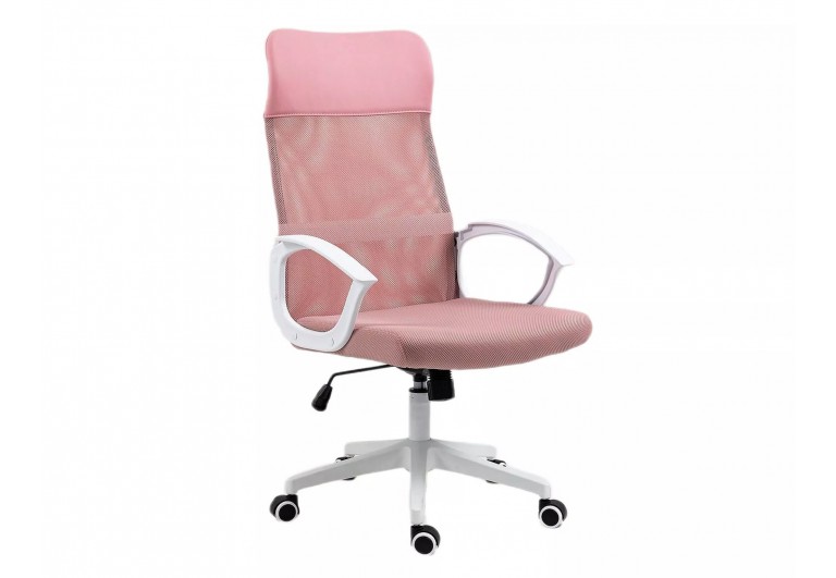 Fotel obrotowy Q-026 Różowy
