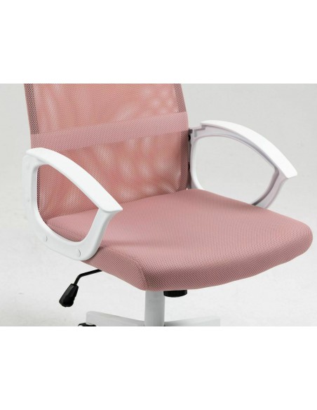 Fotel obrotowy Q-026 Różowy