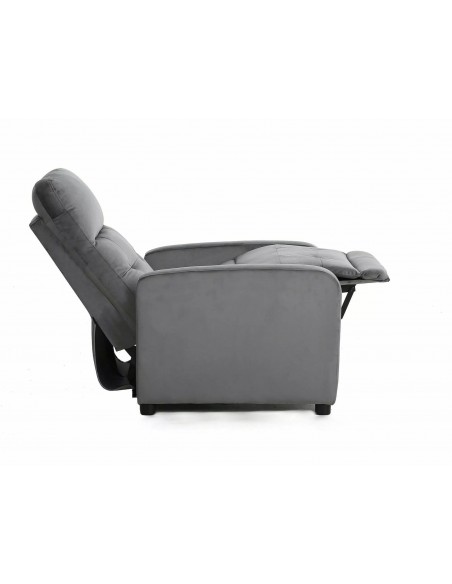 Fotel rozkładany Otus Velvet Szary