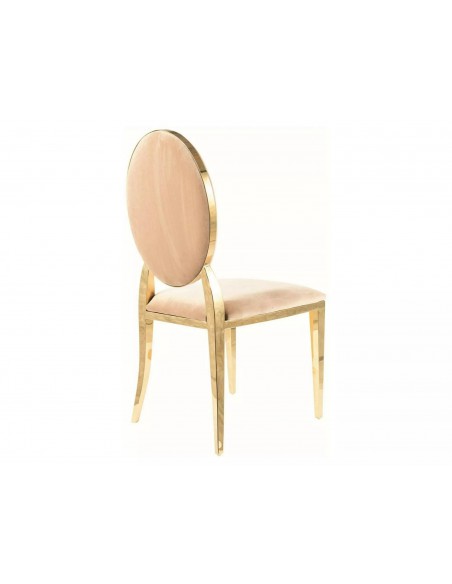 Krzesło King Velvet Beżowe Krzesło King Velvet Beżowe