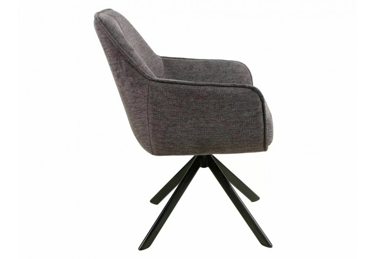 Krzesło Notti Brego Ciemne Szare