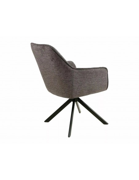 Krzesło Notti Brego Ciemne Szare