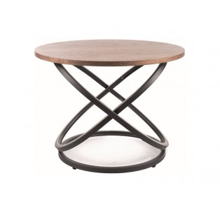 Ława okrągła Eos D Czarno Orzechowa