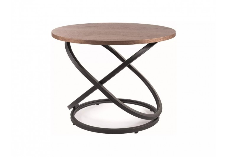 Ława okrągła Eos D Czarno Orzechowa