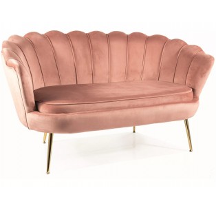 Sofa 2os Camellia 2 Velvet Różowa