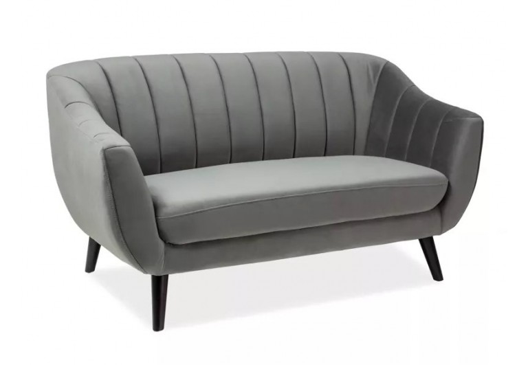 Sofa 2os Elite 2 Velvet Szara
