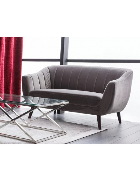 Sofa 2os Elite 2 Velvet Szara
