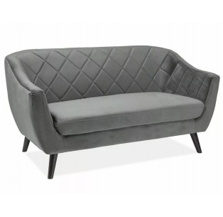 Sofa 2os Molly 2 Velvet Szara