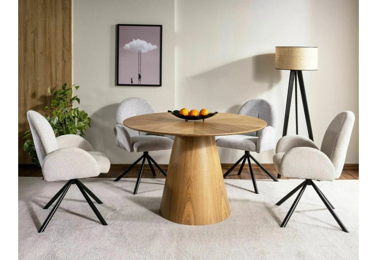 Stół okrągły 120 Angel Dąb