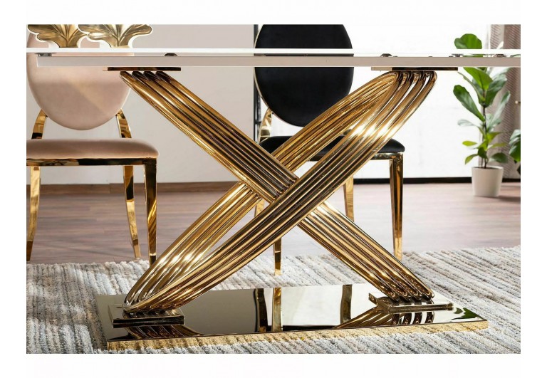 Stół 160 Hermes Złoty