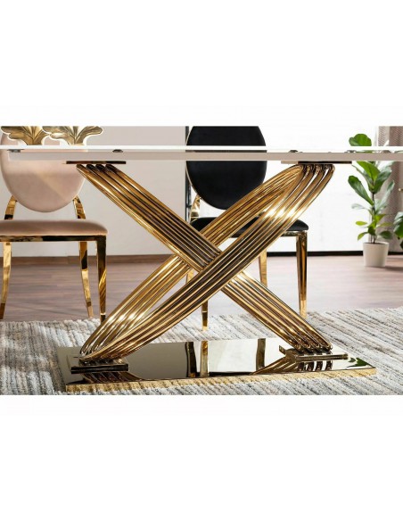 Stół 160 Hermes Złoty