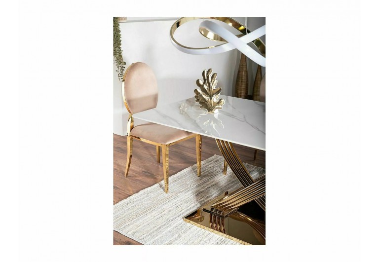 Stół 160 Hermes Złoty