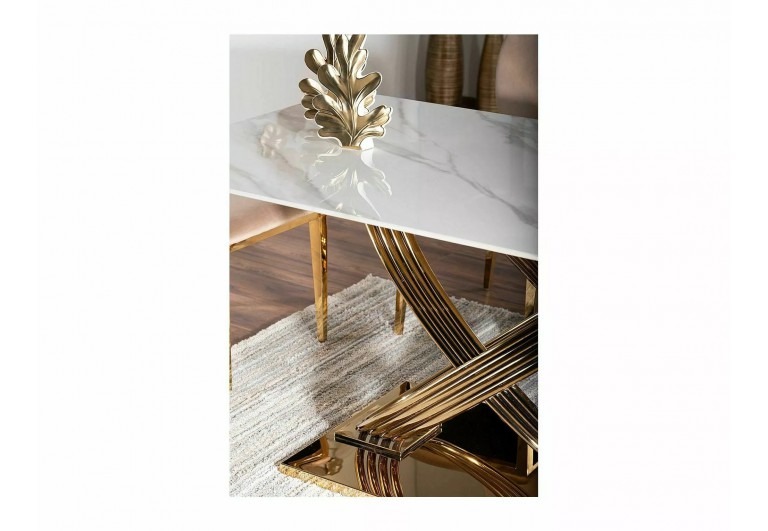 Stół 160 Hermes Złoty