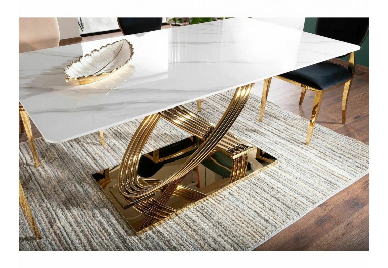 Stół 160 Hermes Złoty