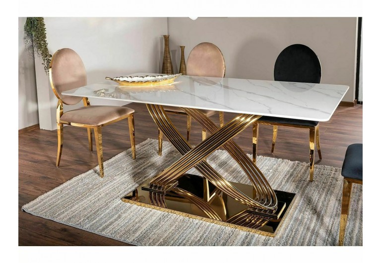 Stół 160 Hermes Złoty