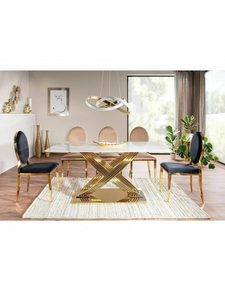 Stół 160 Hermes Złoty