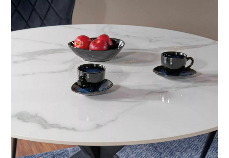 Stół okrągły 90 Talia Biały