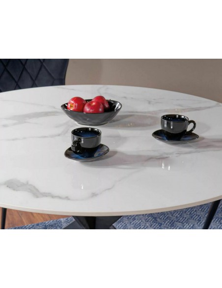 Stół okrągły 90 Talia Biały