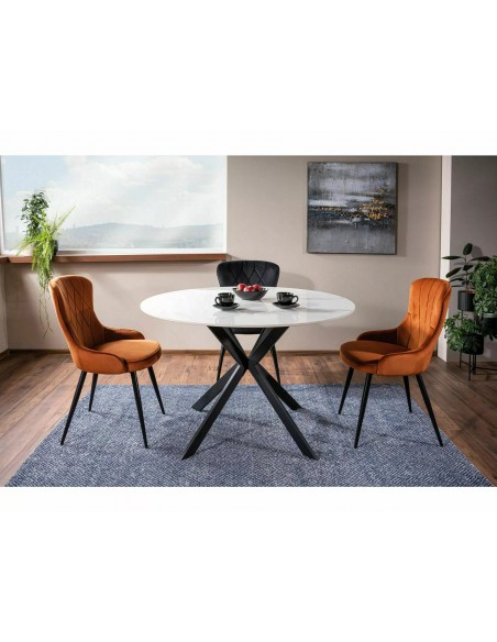 Stół okrągły 90 Talia Biały