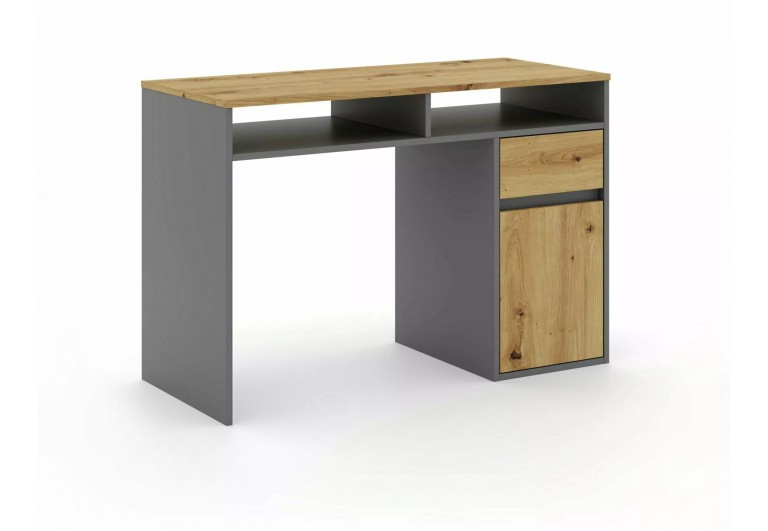 Biurko B-012 Dąb Artisan Antracyt
