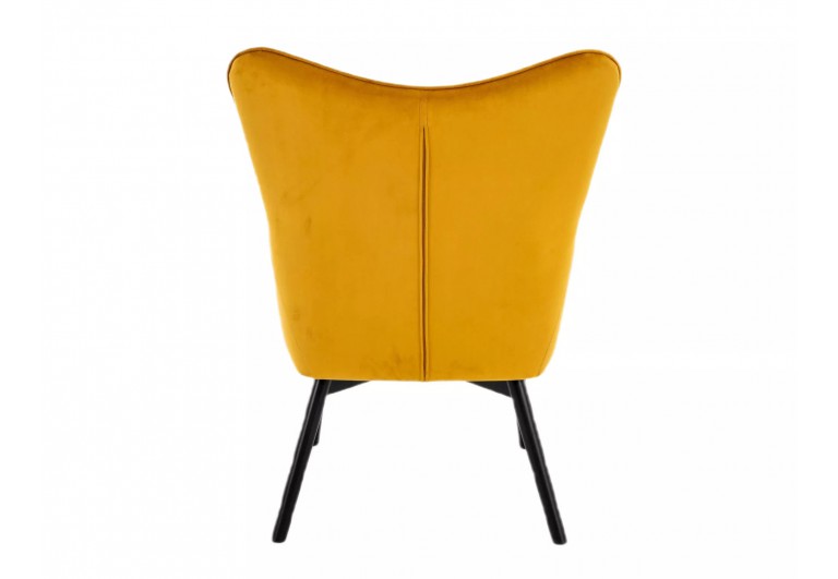 Fotel tapicerowany Carmen Velvet Curry