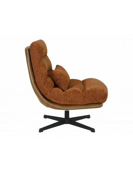 Fotel tapicerowany Felicia Raven Cynamonowy