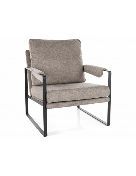 Fotel tapicerowany Focus Brego Beżowy